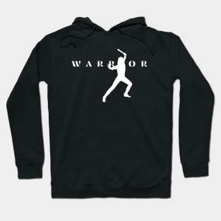 Female Warrior Holding a Weapon Hoodie